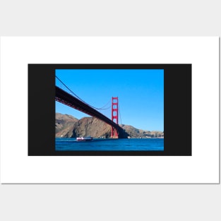 Golden Gate from Boat Posters and Art